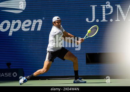 Matteo errettini at the 2022 US Open. Stock Photo