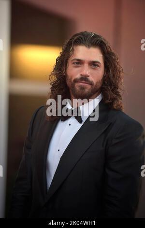 Venice, Italy. 06th Sep, 2022. VENICE, ITALY - SEPTEMBER 06: Can Yaman attends the 'Il Signore Delle Formiche' red carpet at the 79th Venice International Film Festival on September 06, 2022 in Venice, Italy. Credit: dpa/Alamy Live News Stock Photo