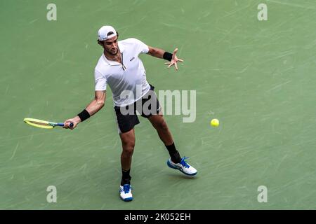 Matteo errettini at the 2022 US Open. Stock Photo