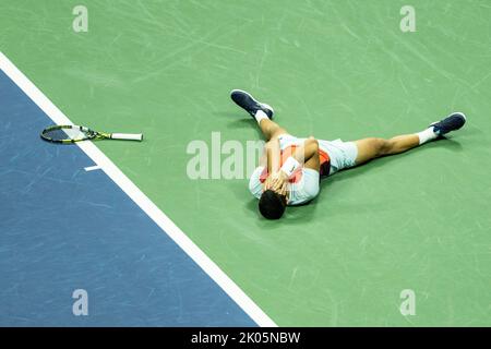 Carlos Alcaraz And Frances Tiafoe After Their Match On Day Five Of The 