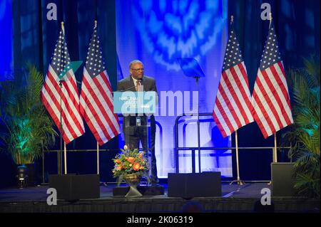 Activities at the National League of Cities Congressional City Conference, Marriott Wardman Park Hotel, Washington, D.C., with First Lady Michelle Obama, HUD Deputy Secretary Ron Sims among the speakers. Stock Photo