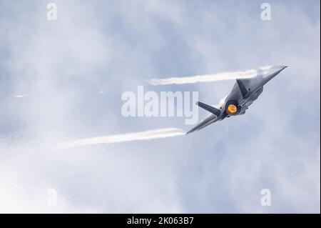 The Lockheed Martin F-35 Lightning II of the USAF. Stock Photo