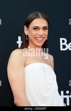 Toronto, Canada. 09th Sep, 2022. Carmen Madonia attends the premiere of 'The Woman King' at Roy Thomson Hall during the 2022 Toronto International Film Festival, Toronto, Canada, September 9, 2022. Photo: PICJER/imageSPACE/Sipa USA Credit: Sipa USA/Alamy Live News Stock Photo