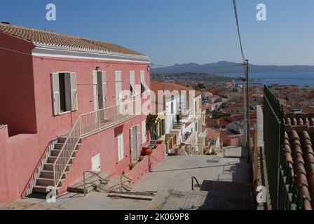 La Maddalena, case Stock Photo