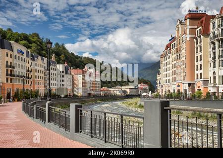 Hotels in Sochi, Russia Stock Photo