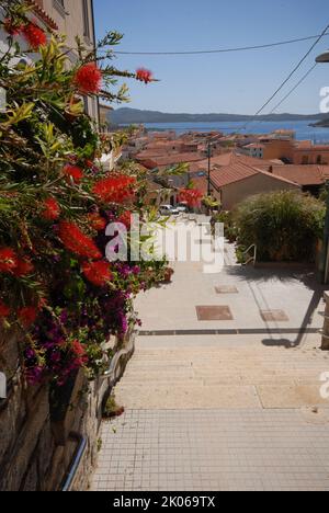 Traghetto per La Maddalena, Sardegna Stock Photo