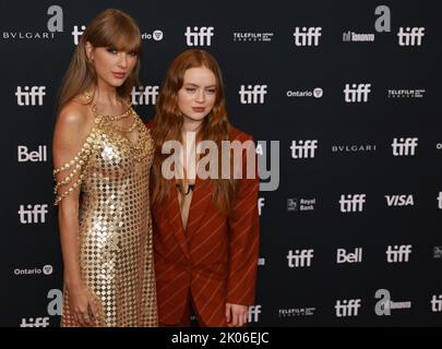 Toronto, Canada. 9th Sep 2022. Taylor Swift attends 'In Conversation With... Taylor Swift' during the 2022 Toronto International Film Festival at TIFF Bell Lightbox on September 09, 2022 in Toronto, Credit: Sharon Dobson/Alamy Live News Stock Photo