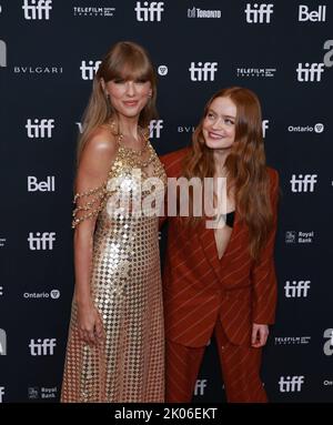 Toronto, Canada. 9th Sep 2022. Taylor Swift attends 'In Conversation With... Taylor Swift' during the 2022 Toronto International Film Festival at TIFF Bell Lightbox on September 09, 2022 in Toronto, Credit: Sharon Dobson/Alamy Live News Stock Photo