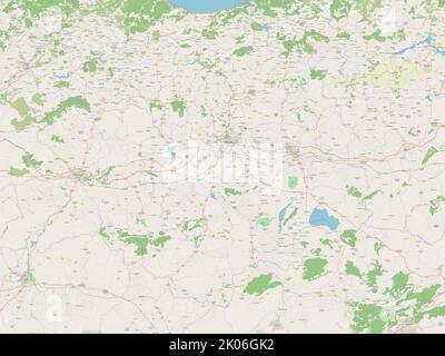 Setif, province of Algeria. Open Street Map. Locations and names of ...
