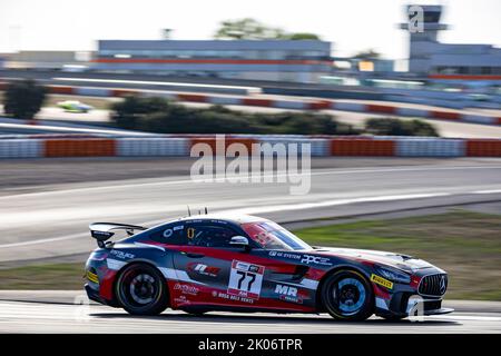 77 ALANIS Eric, DE MARTIN Alberto, NM Racing Team, Mercedes-AMG GT4, action during the 5th round of the Championnat de France FFSA GT 2022, from September 11 to 13 on the Circuit de Lédenon in Lédenon, France - Photo Marc de Mattia / DPPI Stock Photo