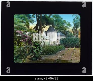 &quot;Mount Vernon,&quot; George Washington house, George Washington Parkway, Mt. Vernon, Virginia, 1894. House Architecture: George Washington, 18th century. Landscape: George Washington, 18th century. Stock Photo