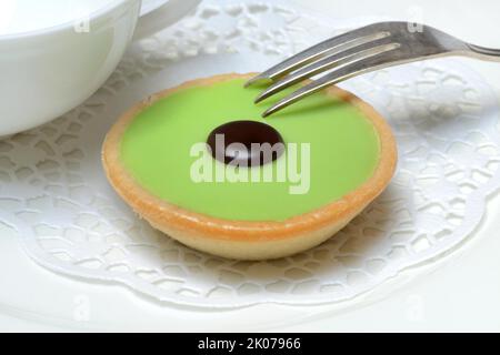Carac, patisserie pastry from Switzerland, tartlets Stock Photo