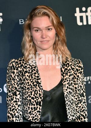 Toronto, Canada. 09th Sep, 2022. Actress Julia Stiles attends the premiere of 'Butcher's Crossing' at Roy Thomson Hall during the Toronto International Film Festival in Toronto, Canada on September 9, 2022. Photo by Chris Chew/UPI Credit: UPI/Alamy Live News Stock Photo