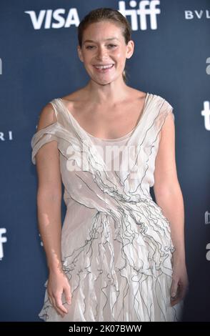 Toronto, Canada. 09th Sep, 2022. Actress Rachel Keller attends the premiere of 'Butcher's Crossing' at Roy Thomson Hall during the Toronto International Film Festival in Toronto, Canada on September 9, 2022. Photo by Chris Chew/UPI Credit: UPI/Alamy Live News Stock Photo