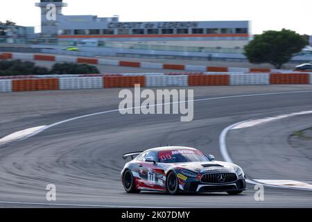 77 ALANIS Eric, DE MARTIN Alberto, NM Racing Team, Mercedes-AMG GT4, action during the 5th round of the Championnat de France FFSA GT 2022, from September 11 to 13 on the Circuit de Lédenon in Lédenon, France - Photo Marc de Mattia / DPPI Stock Photo