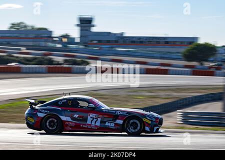 77 ALANIS Eric, DE MARTIN Alberto, NM Racing Team, Mercedes-AMG GT4, action during the 5th round of the Championnat de France FFSA GT 2022, from September 11 to 13 on the Circuit de Lédenon in Lédenon, France - Photo Marc de Mattia / DPPI Stock Photo