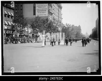 Parade On Pennsylvania Ave, between 1910 and 1921. Stock Photo