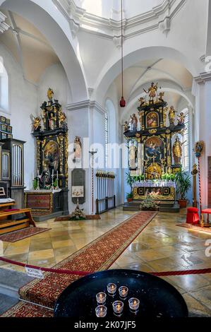 Pilgrimage church Frauenkapelle in Fischen, Allgaeu, Bavaria, Germany ...