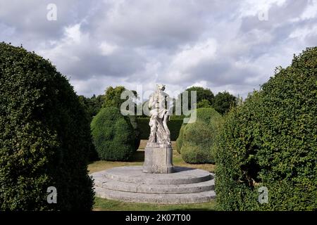 the pan statue in the grounds of godinton house,kent,uk september 2022 Stock Photo