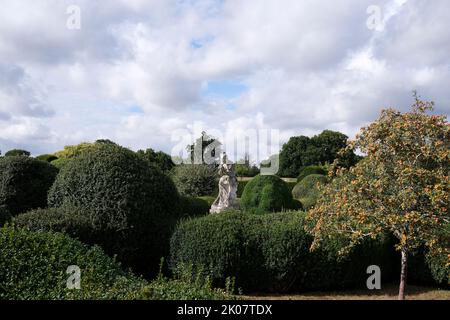 the pan statue in the grounds of godinton house,kent,uk september 2022 Stock Photo