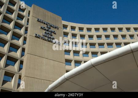 Select views: Exterior, HUD headquarters--Robert C. Weaver Federal Building, Washington, D.C.. Stock Photo