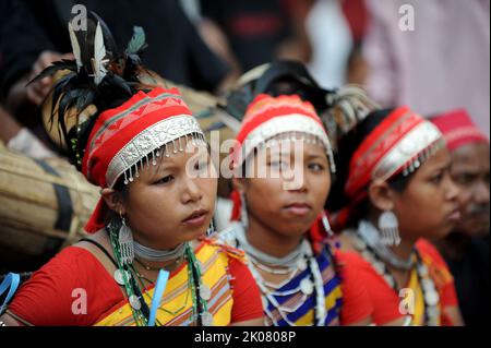 Dhaka, Bangladesh - August 09, 2010: Bangladeshi indigenous people ...