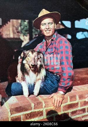 George Montgomery (born George Montgomery Letz; August 27, 1916 - December 12, 2000) was an American actor, best known for his work in Western films and television. He was also a painter, director, producer, writer, sculptor, furniture craftsman, and stuntman Stock Photo