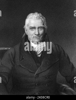 John Scott, 1st Earl of Eldon, PC, QC, FRS, FSA (4 June 1751 - 13 January 1838) was a British barrister and politician. He served as Lord High Chancellor of Great Britain between 1801 and 1806 and again between 1807 and 1827 Stock Photo