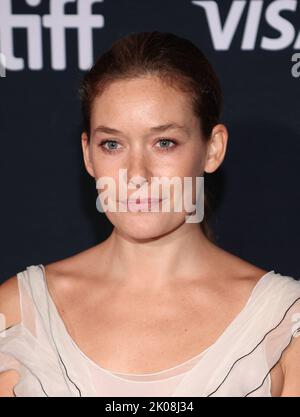 Rachel Keller arriving to the "Butcher's Crossing" premiere during the