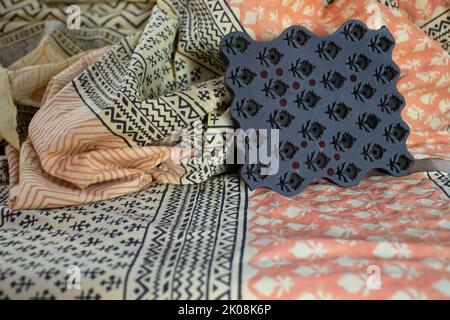 Blockprinting Stock Photo