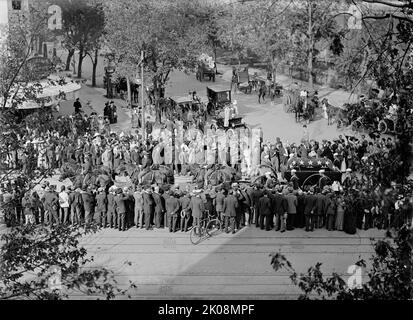 Schley, Winfield Scott, Rear Admiral, U.S.N. - Funeral, St. John's Church. Procession, 1911. Stock Photo