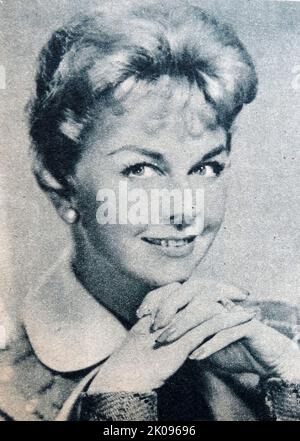 Doris Day (born Doris Mary Anne Kappelhoff; April 3, 1922 - May 13, 2019) was an American actress, singer, and animal welfare activist. She began her career as a big band singer in 1939. Stock Photo