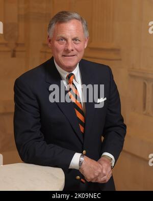 Richard Mauze Burr (born November 30, 1955) is an American businessman and politician who is the senior United States Senator from North Carolina, serving since 2005. A member of the Republican Party, Burr was previously a member of the United States House of Representatives. He is the Dean of North Carolina's congressional delegation. Stock Photo