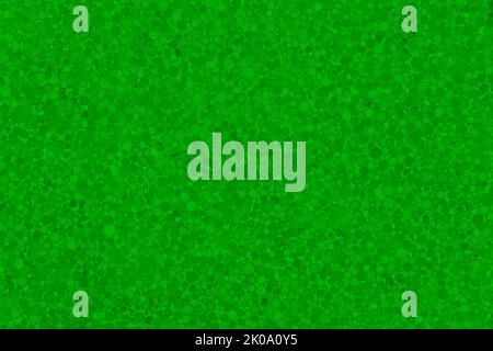 green Polystyrene or styrofoam texture background. Full frame shot of polystyrene. Stock Photo