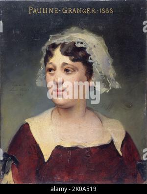Portrait of Pauline Granger (1833-1913), member of the Com&#xe9;die-Fran&#xe7;aise, 1883. Stock Photo
