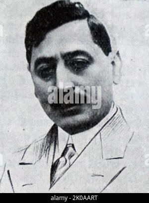 Sholem Asch (1 November 1880 - 10 July 1957), also written Shalom Ash, was a Polish-Jewish novelist, dramatist, and essayist in the Yiddish language who settled in the United States Stock Photo