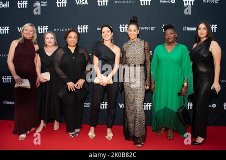 Toronto, Canada. 09th Sep, 2022. Producers attend the premiere of 'The Woman King' at Roy Thomson Hall during the 2022 Toronto International Film Festival, Toronto, Canada, September 9, 2022. Photo: PICJER/imageSPACE Credit: Imagespace/Alamy Live News Stock Photo