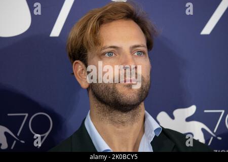 Lido Di Venezia, Italy. 10th Sep, 2022. Alessandro Borghi attends the photocall for 'The Hanging Sun' at the 79th Venice International Film Festival on September 10, 2022 in Venice, Italy. © Photo: Cinzia Camela. Credit: Independent Photo Agency/Alamy Live News Stock Photo