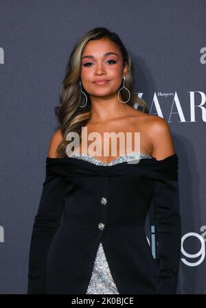 Madison Bailey attends 2022 Harper's Bazaar ICONS & Bloomingdale's