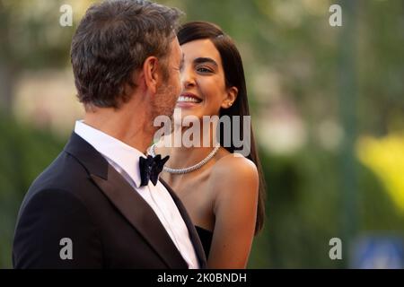 Lido Di Venezia, Italy. 10th Sep, 2022. Raoul Bova and festival hostess Rocio Munoz Morales attend the closing ceremony red carpet at the 79th Venice International Film Festival on September 10, 2022 in Venice, Italy. © Photo: Cinzia Camela. Credit: Independent Photo Agency/Alamy Live News Stock Photo