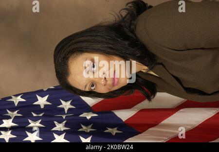 Camille Pierce, Passport Photographs. Camille Pierce, Passport Photographs Subject, Passport photographs of Camille Pierce, Chief of Staff for Secretary Alphonso Jackson. Stock Photo