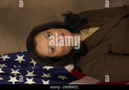 Camille Pierce, Passport Photographs. Camille Pierce, Passport Photographs Subject, Passport photographs of Camille Pierce, Chief of Staff for Secretary Alphonso Jackson. Stock Photo