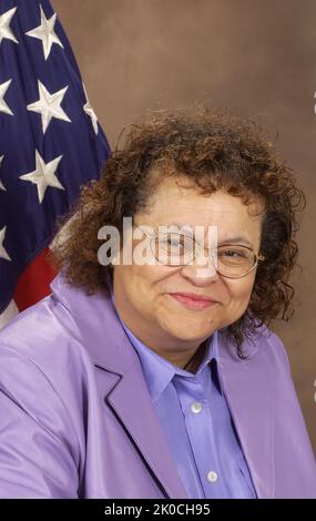 Barbara Edwards, Official Portrait. Barbara Edwards, Official Portrait Subject, Official portrait sitting for Barbara Edwards, Deputy Assistant Secretary for Human Resource Management. Stock Photo