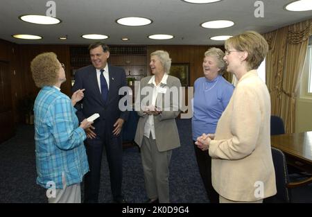 Secretary Mel Martinez with Terry Couch. Secretary Mel Martinez with ...