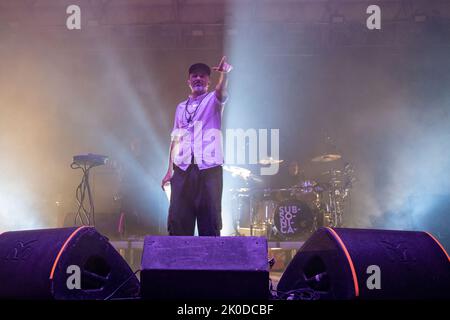 Arena sul Lago, Modena, Italy, September 10, 2022, Samuel  during  Subsonica - Music Concert Stock Photo