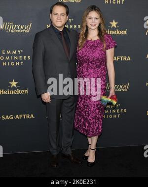 Los Angeles, USA. 10th Sep, 2022. (L-R) Michael Stuhlbarg and Mai-Linh Lofgren arrives at The Hollywood Reporter and SAG-AFTRA's EMMY NOMINEES NIGHT held at the Penthouse at 8899 Beverly in West Hollywood, CA on Saturday, September 10, 2022. (Photo By Sthanlee B. Mirador/Sipa USA) Credit: Sipa USA/Alamy Live News Stock Photo