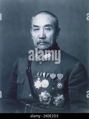 Yan Xishan (1883 - 1960) Chinese warlord who served in the government of the Republic of China. He effectively controlled the province of Shanxi from the 1911 Xinhai Revolution to the 1949 Communist victory in the Chinese Civil War. Stock Photo