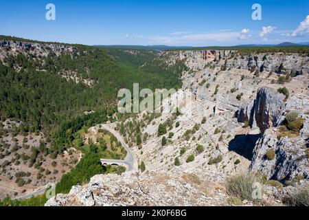 Canon del Rio Lobos, Soria, Castilla y Leon, Spain Stock Photo