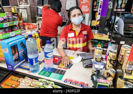 Bogota Colombia,Avenida El Dorado Calle 26,store stores business businesses shop shops market markets marketplace selling buying shopping,Oxxo Mexican Stock Photo