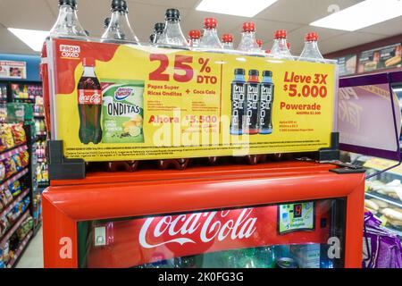 Bogota Colombia,Avenida El Dorado Calle 26,store stores business businesses shop shops market markets marketplace selling buying shopping,Oxxo Mexican Stock Photo